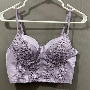 Lavender Lace Bralette
